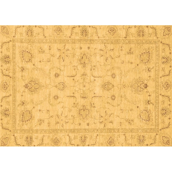 Ahgly Company Indoor Rectangle Oriental Brown Traditional Area Rugs, 4' x 6'