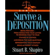 Pre-Owned How to Survive a Deposition (Paperback) 0471002127 9780471002123