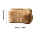thumbnail image 3 of Linnome Trousse de Maquillage Colorée avec Fermeture Éclair pour la Maison, le Voyage, le Bureau, Organisateur d'Accessoires Cosmétiques pour Rouges à Lèvres 7,09 X 3,94 Po, 3 of 6