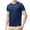Navy, variant on Men's Big Tall T-Shirts Sun Protection Short Sleeve T-Shirts Lightweight Hiking Athletic Quick Dry Tops
