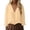 Beige, variant on Solid Color Casual V Neck Long Sleeved Loose Pullover Solid Color Color Top T Shirt Casual Women T Shirt Ladies Tee Tops Long Sleeve T Shirts for Women Running Clothes Ringer Tee Womens Striped