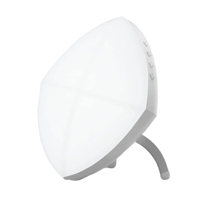 Lámpara de terapia de luz natural, imita la luz solar de espectro completo con iluminación ultra brillante de 10000 lux, tecnología LED segura y sin rayos ultravioleta para abordar la tristeza