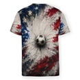 thumbnail image 3 of USA 2026 Patriotic Soccer Shirt Men American Flag Eagle Football Graphic Full Print T Shirt, 3 of 6
