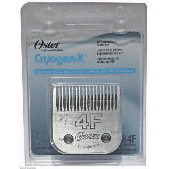 Original OSTER Blade Size 4F CryogenX AgiON 78919-186 Cut 3/8" / 9.5mm