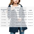 thumbnail image 3 of ZBSOKO Girl Rain Jackets Waterproof Hooded Windbreaker Cinched Waist Full Zip Outdoor Raincoats with Pockets for Hiking Sizes 5-16 Years, 3 of 6