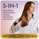 thumbnail image 3 of Cepillo secador de pelo Blowout OmoTeam Black Gold para mujer, 3 of 8