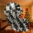 thumbnail image 5 of Miqool Pajamas for Women Printed Pjs Short Set 2 Piece Button Up Soft Lounge Sets Short Sleeve Lightweight Sleepwear S-XXL, 5 of 7
