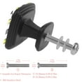 thumbnail image 2 of 4 Pcs Square Cabinet Handle Cupboard Knob Drawer Pulls Handle Lattice Drawer Knobs with Screws Furniture Decoration, 2 of 5