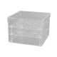 thumbnail image 3 of Caja de flores de acrílico, arreglos florales con 2 capas extraíbles, mesa de boda 20x20x12.5cm 16Agujeros, 3 of 9
