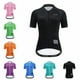 thumbnail image 2 of 2023 Jersey de ciclismo para mujer, uniforme de ciclismo de montaña, camiseta de bicicleta, ropa de montar, ropa de verano para mujer, ropa de ciclista para mujer, negro y rosa, 2 of 5