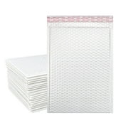 Xoxingysm Gift Wrapping Paper White Poly Bubble Mailers Seal Packaging Bags Small Business Supplies Padded Envelopes Bubble Envelopes Mailing Bags Packaging for Small Business, 10X Bubble Wrap