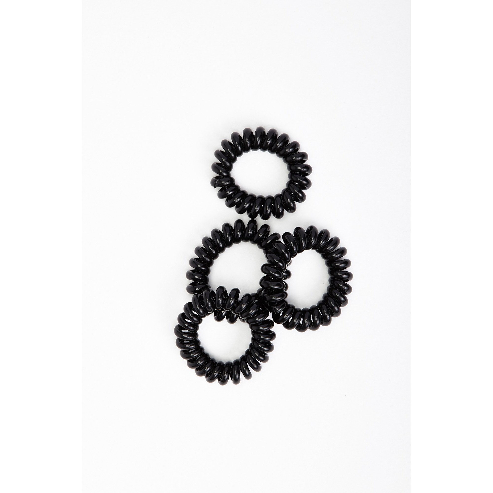 Urban Planet Women S Metallic Mini Coil Hair Ties 4 Pc Walmart