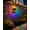 Colored light, variant on Solar Mandala Projector Waterproof Outdoor Garden Patio Light, Decorative Wall Projection for Fence Yard Backyard Courtyard Pathway, Metal Seven Color Powered Hollow Design Shadow