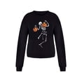 thumbnail image 2 of Pulls à Manches Longues Casual Halloween Sweatshirts Graphiques pour Femmes Pulls à Manches Longues à la Citrouille, 2 of 3