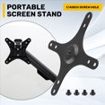 thumbnail image 4 of 5X Placa de Soporte de Montaje para Monitor Portátil con Orificio para Tornillos de 1/4 de Pulgada de 100 X 100 mm, 75 X 75 mm, Juego de Tornillos, 4 of 5