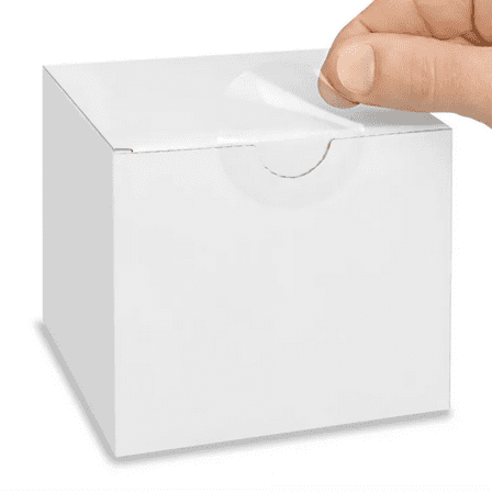 FindTape Clear Wafer Mailing Sticker Seals [Adhesive Circles] (CWS): 1 in. width (Clear) 1,000 pack