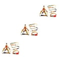 thumbnail image 4 of Collar para Mascotas Methold 3 Unids/Set Correa de Aleación de Zinc Ajustable Negro CBP327548, 4 of 6