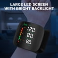 thumbnail image 5 of Ziqing Rechargeable Wrist Blood Pressure Monitor, Large LED Display & Adjustable Cuff, Automatic Digital BP Monitor for Seniors Adults, 5 of 7