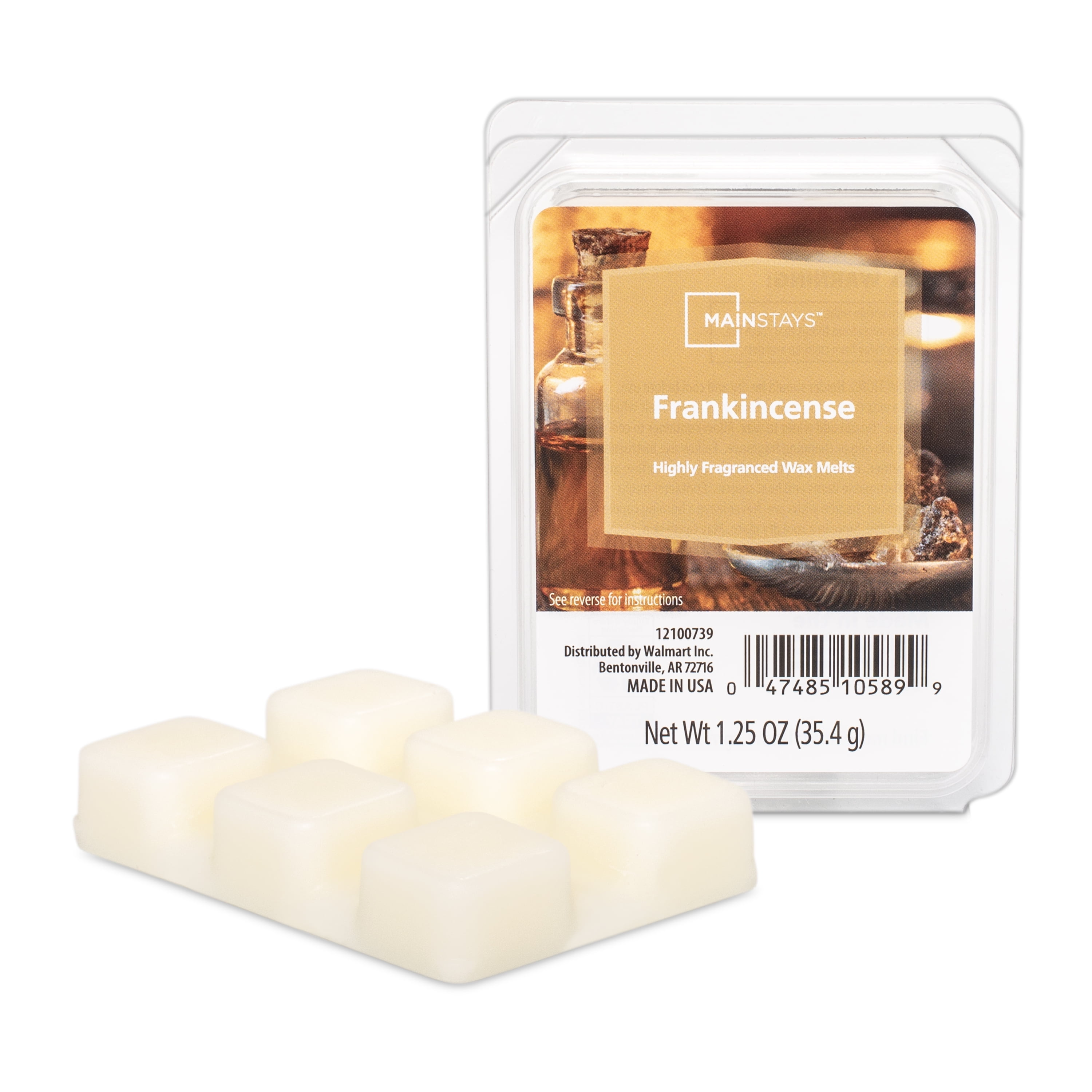 (6 pack) Mainstays Frankincense Scented Wax Melts, 1.25 oz