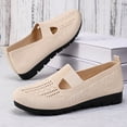 thumbnail image 6 of Busydd Women Shoes Comfortable Breathable Slip on Shoes Women Casual Closed Toe Low Heel Women Footwear 7.5, 6 of 6