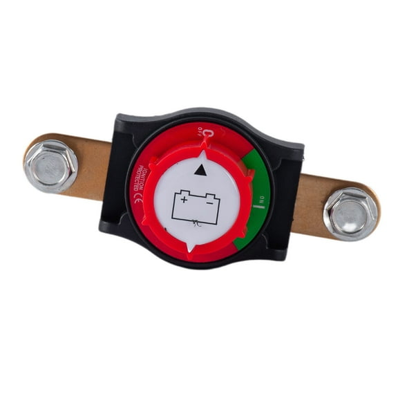 12-48V Heavy Duty Battery Master Disconnect Switch - Side Post Cut-Off Isolator for Marine, Car, RV, Truck & Off-Grid Systems
