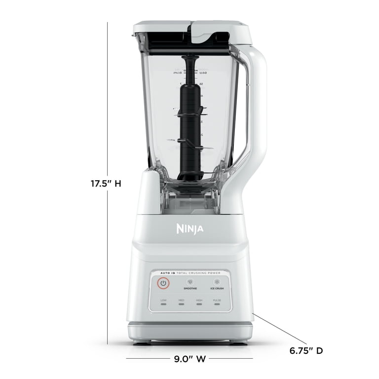NINJA ブレンダー 最大800ml ホワイト/クリア Ninja Professional Plus 72-Oz Blender, Smoothies, Ice Crush with 2