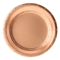 thumbnail image 2 of 8pcs/ Set Paper One-off Disposable Plate Dish Outdoors Travelling Barbecue(7in, Rose Golden), 2 of 8