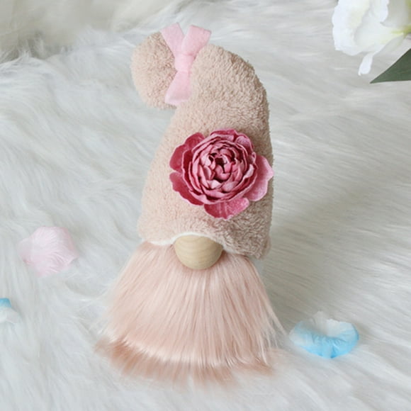 Summer Flower Handmade Home Doll Decorations Tall Garden Outdoor First Year Teacher Ornament Balancing Metal Snow Buddies Ornament Outdoor Elephant Statue Ornament Solar Deer Statues for Yard And
