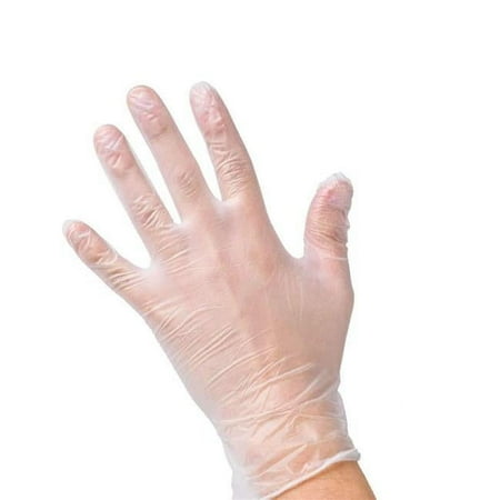 Powder Free Disposable Vl Glove, Clear - Large
