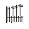 thumbnail image 3 of ALEKO Garden Yard Steel Single Sliding 14 ft Gate Prague Style with Gate Opener, 3 of 15