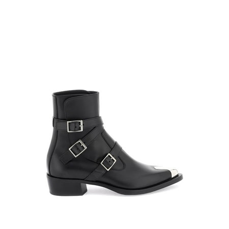 

Alexander Mcqueen Punk Boots With Three Buckles Men