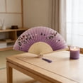 thumbnail image 1 of A Decoration Folding Fan Classical Antique Style Fan Folding Fan Summer Tassel Model Portable Fan Paper Fan Stage Props Folding Fans Wedding Decorations, 1 of 6