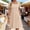 Dresses-356Beige, variant on Dresses for Women Square Neck Short Sleeve A-Line Dress with Pockets Button Detail Casual Swing Midi Dress Work Office Church Vacation Wear Beige XXL