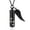 Black, variant on Paw Print Cylinder with Wing Pendent for Ashes and Chain Pet Cremation Jewelry for Ashes Urn Necklace for Dog Cat Ashes Holder