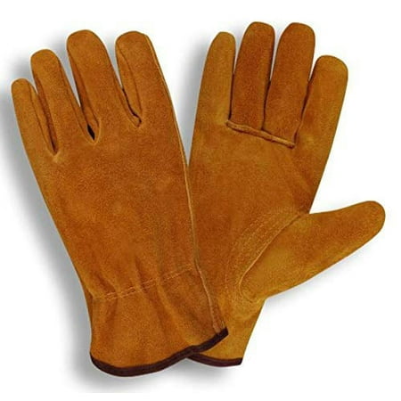 

Cordova 7810XL Select Split Leather Driver Gloves Unlined Shirred Elastic Back Keystone Thumb Russet X-Large 12-Pack Bulk Driver Gloves