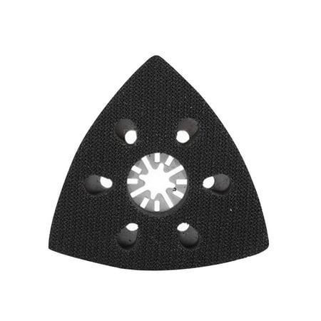 

cdar 90mm Sand Pad 6 Holes Quick Release Universal Triangular Sand Saw Blade for Woodworking Triangular Sanding Pad