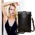thumbnail image 2 of PRETXORVE Women Simply Fashion Bags, Mini Leather Mobile Phone Crossbody Bags Mobile Phone Bag Shoulder Handbag Wallet With Credit Card Slots, 2 of 4