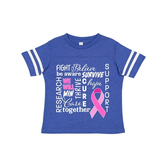 Inktastic Breast Cancer- Together We Will Win Boys or Girls Toddler T-Shirt