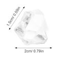thumbnail image 2 of OUNONA Con Cubos De Hielo De Plástico Reutilizables Transparentes Para Efectos Visuales, 2 of 7