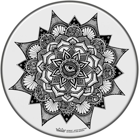 Remo ARTBEAT Aric Improta Dilate Artist Collection Drum Head, 14"