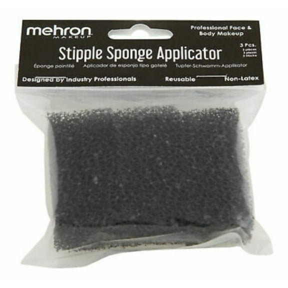 Mehron Makeup Stipple Sponges (3-Pack)
