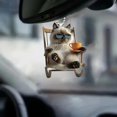 thumbnail image 3 of Siamese Cats 2D Acrylic Festival Christmas Easter Tree Flat Car Hanging Ornament Pendant Decoration For Holiday Celebration, 3 of 6