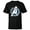 Black, variant on Avengers: Endgame Logo Silver Speed - Short Sleeve T-Shirt for Kids - Customized-White