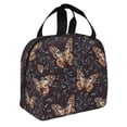 thumbnail image 2 of Fotbe Butterfly1 Bolsa Térmica con Estampado y Forro de Aluminio Grueso Bolsa de Almuerzo con Bolsillo Frontal para Hombres y Mujeres, Ideal para Trabajo, Escuela, 2 of 8