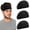 black, variant on Sports Headbands for Men and Women - Wide Moisture Wicking Sweatbands for Fitness, Running, Hiking, Cycling, Yoga, Basketball