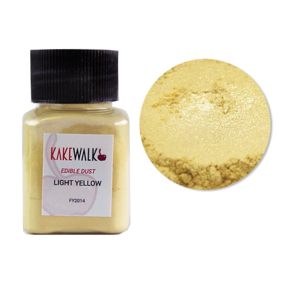 Light Yellow - Kakewalk Edible Luster Dust   10 grams