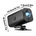 thumbnail image 2 of Cameland Electronics The New Projector Supports Both Wired And Wireless Screen Mirroring Built-in WIFI High-definition Home Projector, 2 of 4