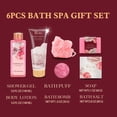 thumbnail image 2 of Body & Earth Spa Bath Gift Sets for Women, Romantic Rose Self Care Pampering Kits, Beauty Holiday Gifts for Her, 6Pcs, 2 of 9