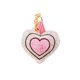 thumbnail image 5 of Minnieouse Llavero Etiqueta para llave Día de San Valentín Suministros para niñas Llavero DIY Monedero Colgante Dulce regalo Artesanía Corazón Llavero Rosado 2piezas Minnieouse CBP299994, 5 of 5