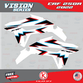 thumbnail image 4 of Kalair GFX Graphics Kit for Honda CRF250R (2022) Vision Series, 4 of 5